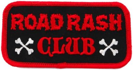 Road Rash Club Patch brodat cu motociclete emblemă motocicletă de motocicletă