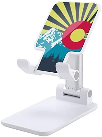 Colorado Flag Flaglable Desktop Telefon mobil Suport reglabil portabil pentru accesorii pentru birou de călătorie