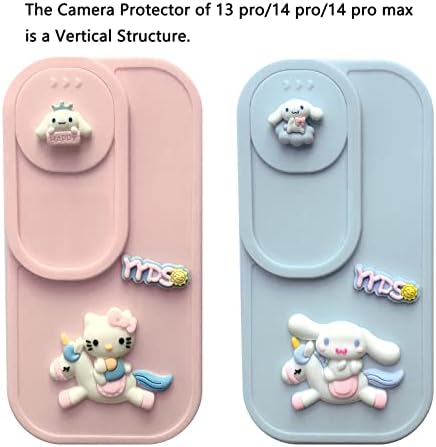 RESTOLITE 3D KAWAII Proiectat pentru carcasă IPhone 11 Pro Max, [Protecția camerei] Carcasă de telefon Anime drăguț pentru
