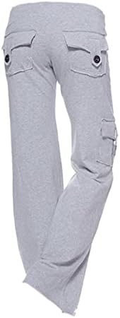 Pantaloni de yoga ruziyoog pentru femei elastice talie de burtă lounge lat sweat bootcut pantaloni de pulover de drumeție jogger