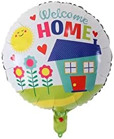 6pc Bine ai venit acasă folie Mylar Baloane Decoratiuni set Baloane folie de bun venit pentru copii, Partidul decorare decoratiuni acasă