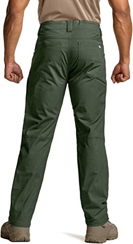 Pantaloni tactici de întindere pentru bărbați CQR, pantaloni de marfă rezistenți la apă, pantaloni ușori de drumeție în aer liber EDC EDC