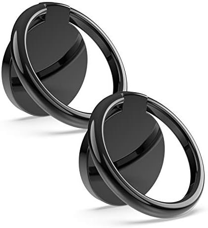 Suport pentru inel de telefon ICHECKEY, suport inel de deget la 360 ° rotație metalică cu inel de prindere, compatibil cu toate