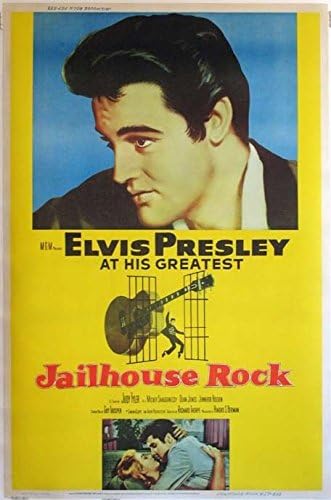 JAILHOUSE ROCK ELVIS PRESLEY 1957 original RARE stil 40x60 film POSTER