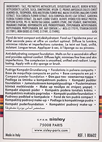 Sisley Phyto Teint Eclat Compact Foundation No. 2 bej moale pentru femei, 0,35 uncii