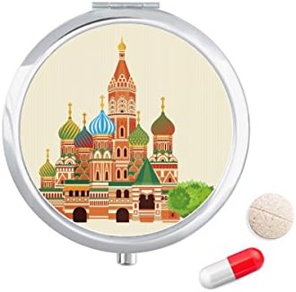 Rusia Reper Ilustrare Simbol Național Pilula Caz Buzunar Medicina Depozitare Cutie Container Dispenser