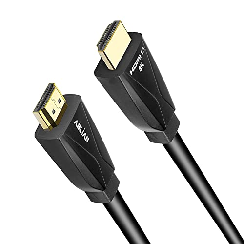 Cablu de fibră optică ablian 30ft și cablu de cupru 6ft 8k HDMI Combo