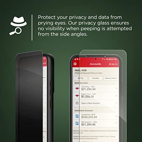 Protecție ecran de Confidențialitate Magglass iPhone 11 Pro-protecție de afișare din sticlă securizată rezistentă la amprente