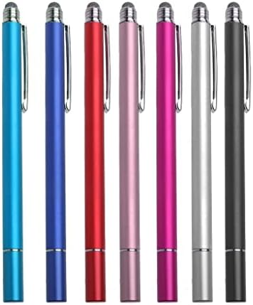 Boxwave Stylus Pen compatibil cu Cybernet Ione M12 - DualTip Capaciity Stylus, Sfat cu vârf de fibră Pen -stylus Pen pentru