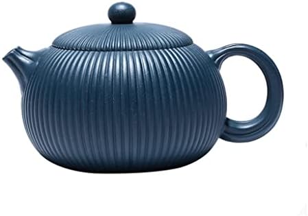 NICTAYFY 250 ml ceainice de argilă violet dungi handmade Xishi ceai ore Azure Mud Beauty Kettle Zisha Set de ceai