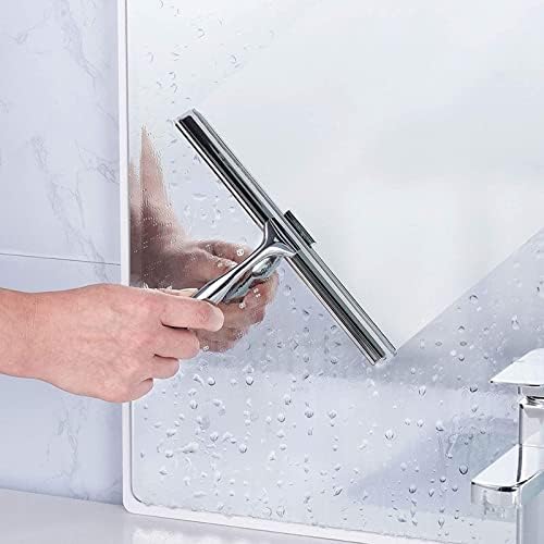Zukeelyg Squeegee Glass Fereastră ștergătoare de săpun ștergătoare ștergătoare de gospodărie oglindă pentru baie pentru faianță