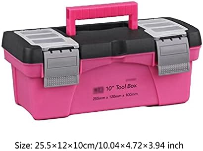 XiaoHeshop Tool Kit transport cutii de instrumente Portabile cutii de instrumente portabile depozitare plastică Pink Inner