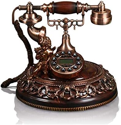 ZSEDP Telefon antic, Telefon digital Vintage Vintage Clasic European European Retro Telefon fix cu căști Hanguate pentru Hotel