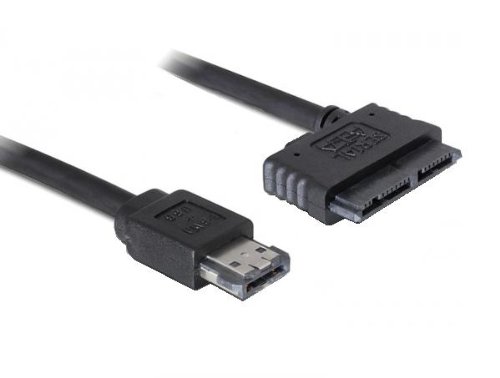 Micro SATA 1,8 inch 16 pini de putere peste cablul ESATA/USB