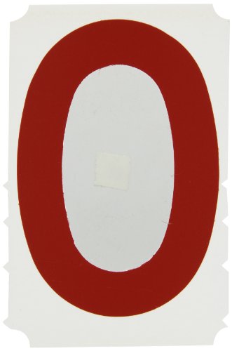Brady 5160-0, Etichete Quik-Align, 4 Înălțime, Roșu, Legendă0