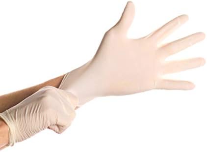 Mănuși de protecție Latex pulbere gratuit, Mare, 100 conta