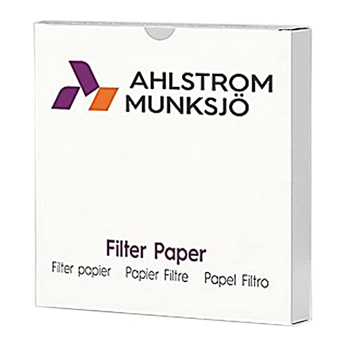 Ahlstrom 6130-4500 hârtie de filtru calitativă, diametru 45cm, 6 microni, debit mediu, grad 613, Cantitate 100