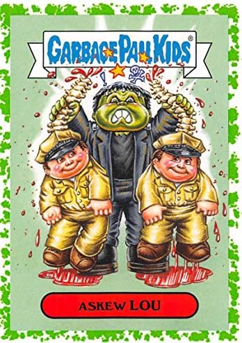 2018 Topps Garbage Pail Kids Oh, film clasic de groază monstru un puke 11a askew lou x card oficial de tranzacționare non-sport