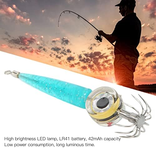 Sazao pește nada lumina cârlig, lampă de mică putere în Apă Dulce luminozitate ridicată 42mah capacitate Albastru