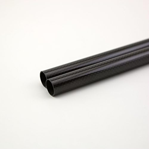 Shina 3k rola înfășurat 12mm fibra de Carbon tub 11mm x 12mm x 500mm lucios pentru RC Quad