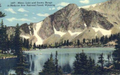 Medicină Bow National Forest, Wyoming Card poștal