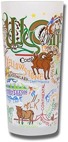 Catstudio Wyoming pahar de băut / Geografie inspirat opera de arta imprimate pe o ceașcă mată