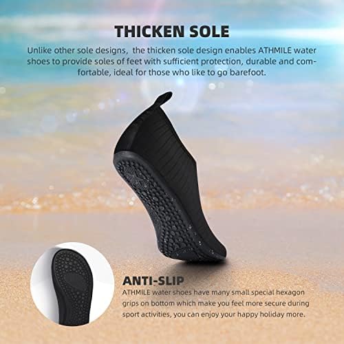 Pantofi cu apă pentru femei bărbați șosete acvatice cu uscare rapidă pe plajă desculți yoga de yoga purtând accesorii sportive