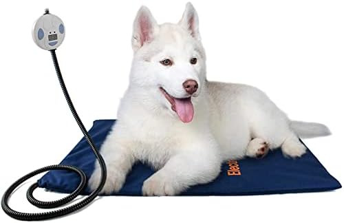 LJFLI Electric pentru încălzire pentru animale de companie Cover confortabil amovibil Mat impermeabil pentru câini Mat 7 Nivel