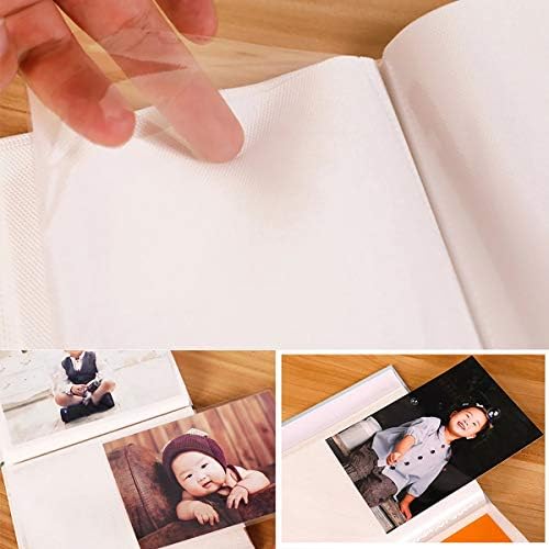 Albume foto de artă Queenbox 4x6 100 de buzunare, modele de imagini cu scrapbooking album de nuntă pentru copii iubiți de memorie