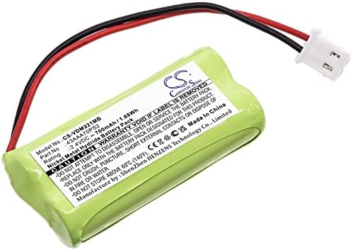 JIAJIESHI baterie de schimb se potrivesc pentru VT / & amp; ech Digital Audio Monitor DM221, DM221, DM221-2, DM222 43AAA70PS2