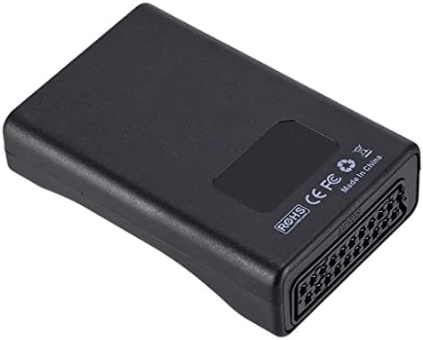 PNNERR 1080P Scart to Video Audio Upscale Converter Adapter pentru DVD TV pentru Sky Box STB Plug și Play Cable