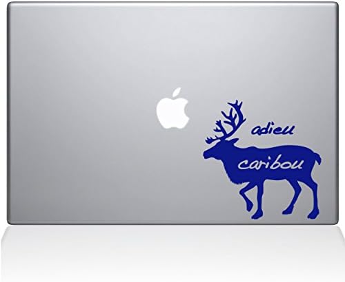 Decal Guru 1009-MAC-12M-P ADIEU Caribou MacBook Decal Decal Vinyl Sticker-15 MacBook Pro-Blue Dark