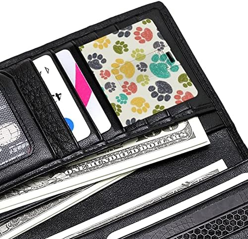Card de credit cu imprimeu doodle colorat doodle, un conducând flash personalizat de memorie de memorie cadouri corporative și cadouri promoționale 32G