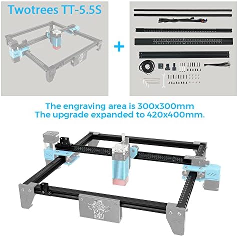Kit de expansiune a zonei de gravor Twotrees pentru Twotrees TTS-25 TTS-55 TT-5.5S Gravor 420x400mm Kit de accesorii de actualizare
