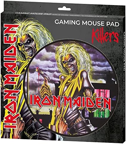 Iron Maiden - Mouse -ul cu margele anti -alunecare - Licență oficială