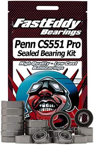 Rulmenți de postedy compatibil cu Penn CS551 Pro Angrenaj Prossion Track Cauciuc sigilat