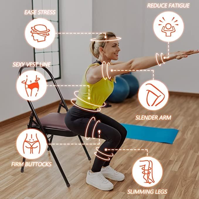 Scaun de yoga Yoga scaun auxiliar Instrument de antrenament Flexibilitate Flexibilitate, scaun de yoga pliabil pentru antrenament