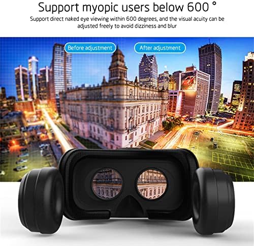 Amikadom 0 IU cel mai bun sistem de ochelari de jocuri 3d de realitate virtuală pentru căști Vr căști Vr și telefoane Android