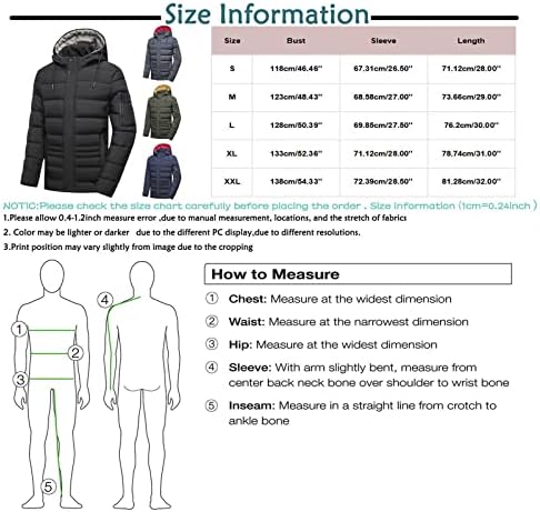 ADSSDQ CALL și jachete pentru bărbați, cu mânecă lungă pentru bărbați Golf plus dimensiuni Noumtate Growd Gross confortabilă