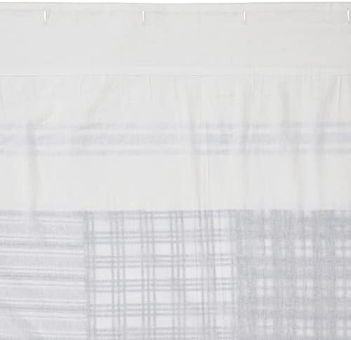 Branduri VHC, Sawyer Mill ™ Stenciled Patchwork Cortina, negru, 72x72