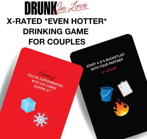 Beat in love: X-evaluat * și mai fierbinte * joc de cărți de băut pentru adulți pentru cupluri