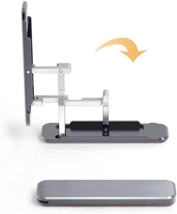 YLHXYPP Universal Mini Metal Folding Telefon Mobile Stand de aluminiu aliaj de aluminiu invizibil suportul de suport pentru