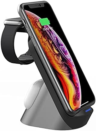 Charger Boxwave Compatibil cu Oppo Find X3 Pro - Stand multicharge Wireless Compact, Wireless Qi Stand Charger Watch Casn pentru
