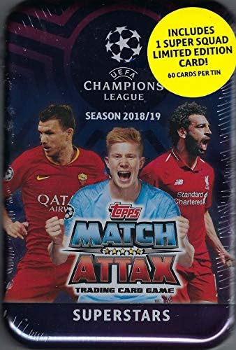 Topps Match Attax Cards 2018/19 UEFA Champions League Superstars - MIDI TIN