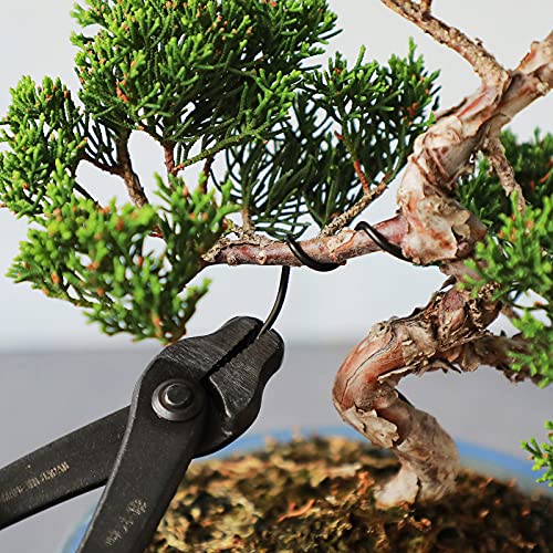 Wazakura 300 gr sârmă de antrenament bonsai din aluminiu anodizat negru fabricată în Japonia