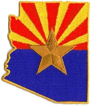 Patch brodat în formă de stat din Arizona