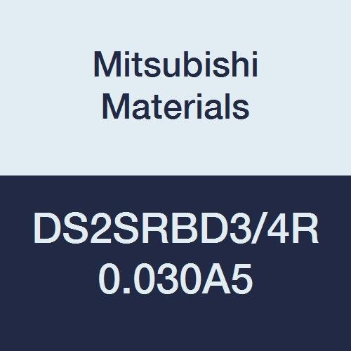 Mitsubishi Materials DS2SRBD3 / 4R0.030A5 DS2SRB ... o serie de carbură de diamant stea colț raza End Mill, flaut scurt, degroșare,