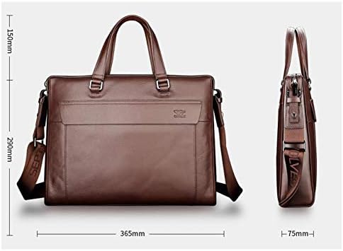 Servietă pentru bărbați retro laptop de mesenger geanta messager geantă pentru umăr pentru afaceri pentru bagaje pentru bagaje