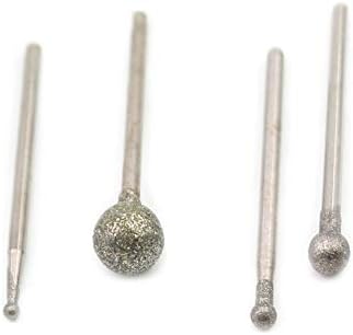 Lustruit Capul 2.35 mm Shank centru sferic diamant slefuire cap Peeling AC F tip burghiu mor polizor instrument rotativ