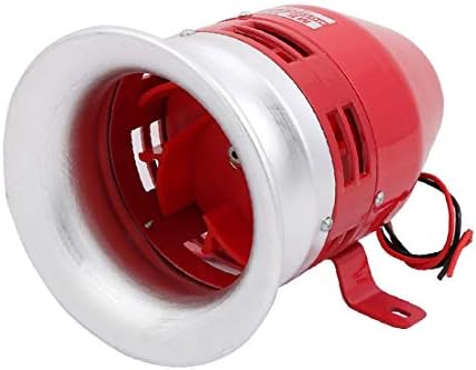 X-DREE DC 24V MS-390 metal siguranță motor Buzzer sirena alarmă industrială sunet roșu (DC 24 CP MS-390 metal Seguridad motor